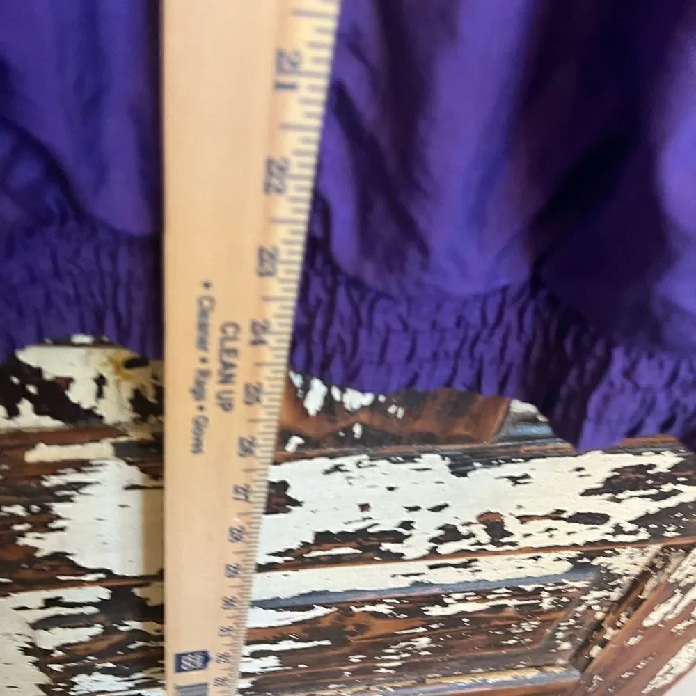 EUC Women’s Vintage Bold Spirit Purple Track jacket w poppy size small jacket.